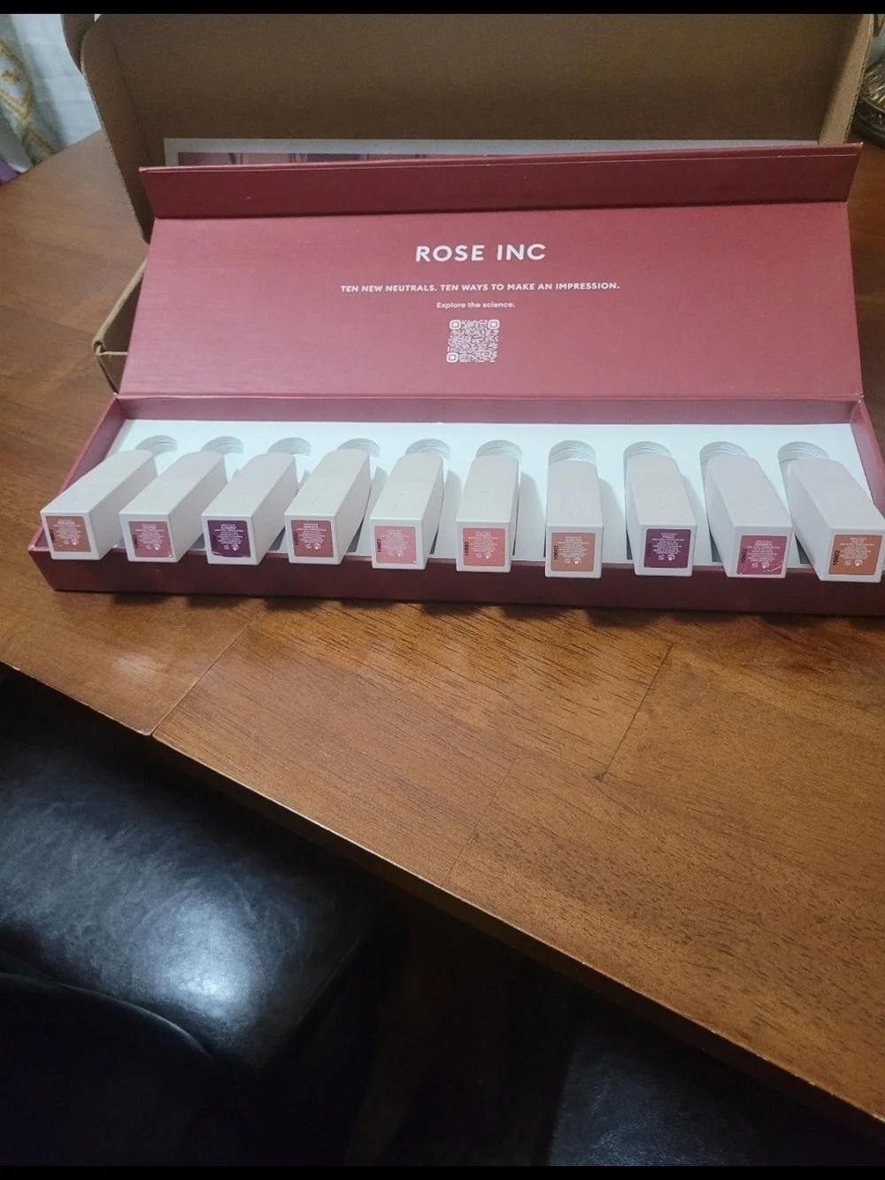 ROSE INC Ten New Neutrals Lipstick Set – Neutral Tones